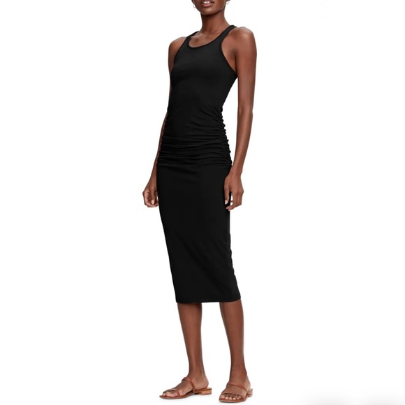 Michael Stars Dresses & Skirts - Michael Stars Black Racerback Midi Dress